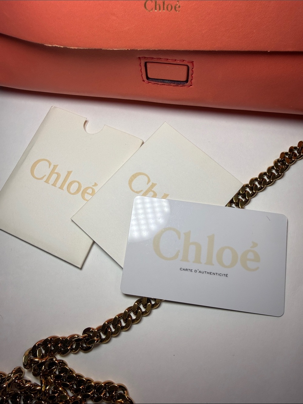 Chloé Coral Leather Crossbody Bag - Picture 16 of 17